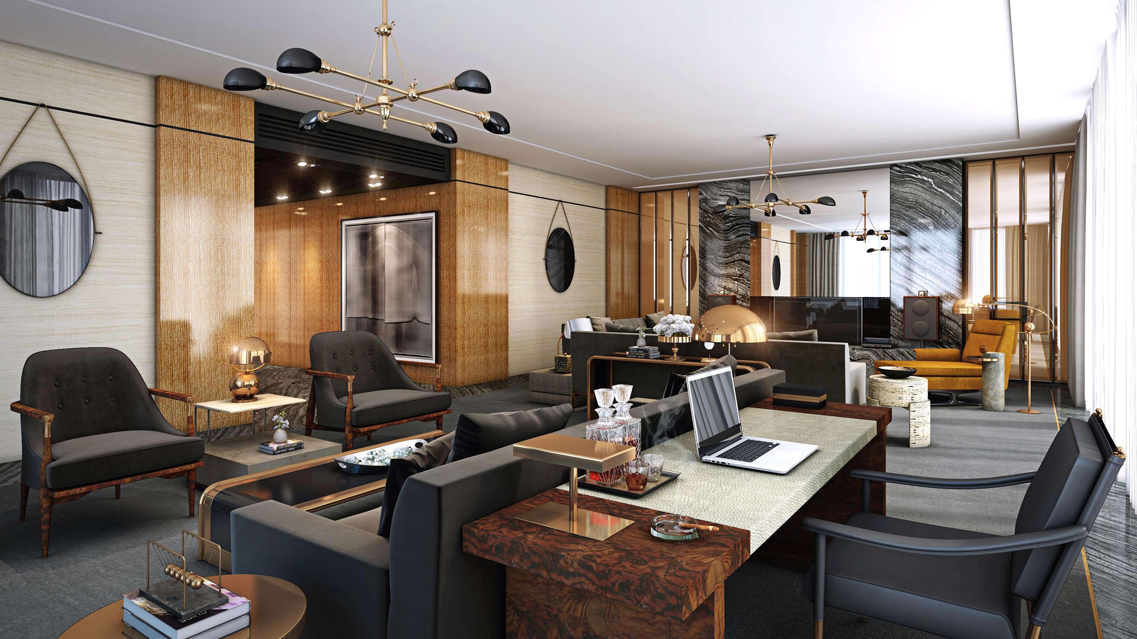 Hotel Waldorf Astoria Dubai International Financial Centre Zewnętrze zdjęcie Office interior design
