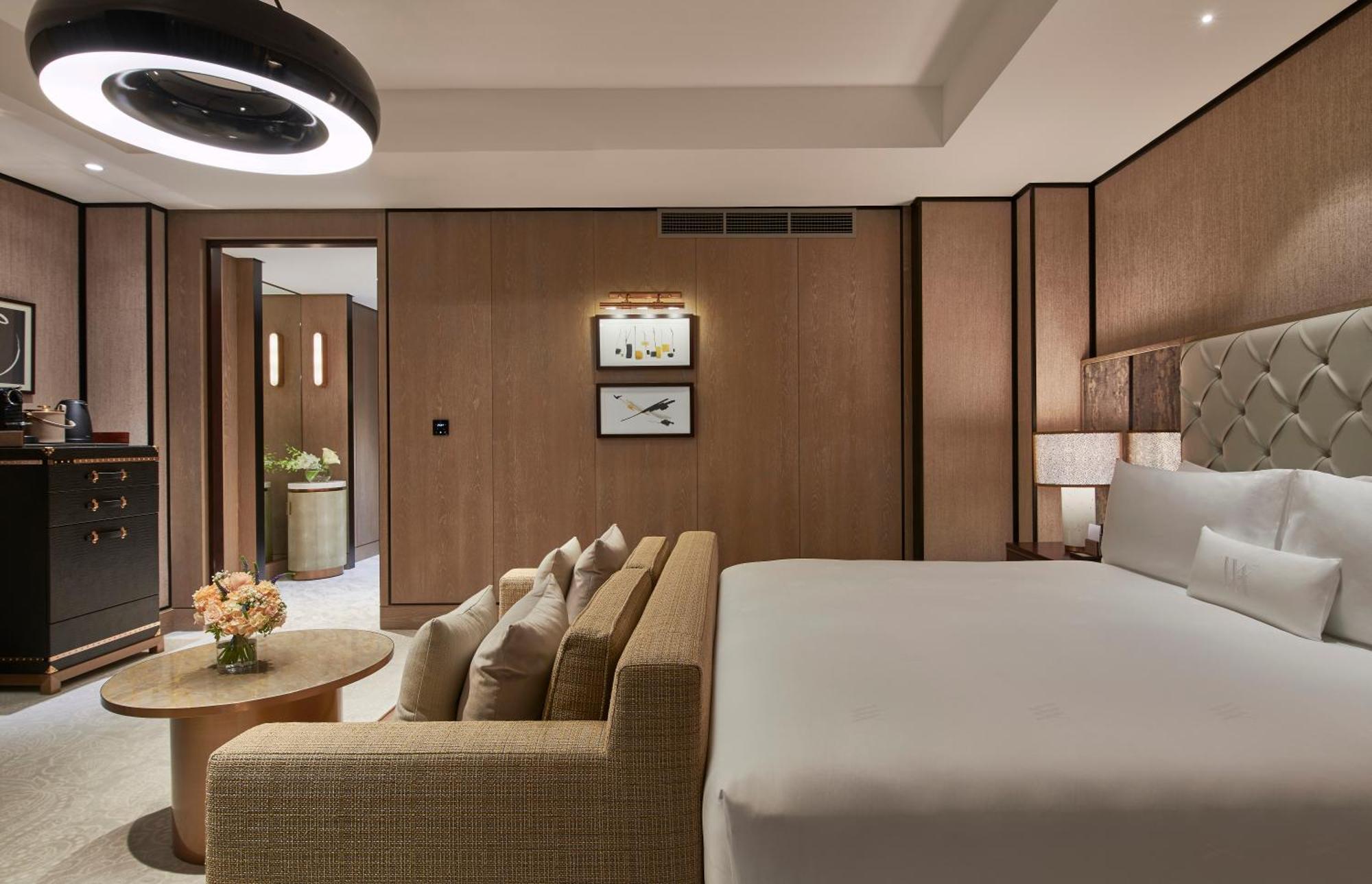 Hotel Waldorf Astoria Dubai International Financial Centre Zewnętrze zdjęcie A bedroom at the hotel