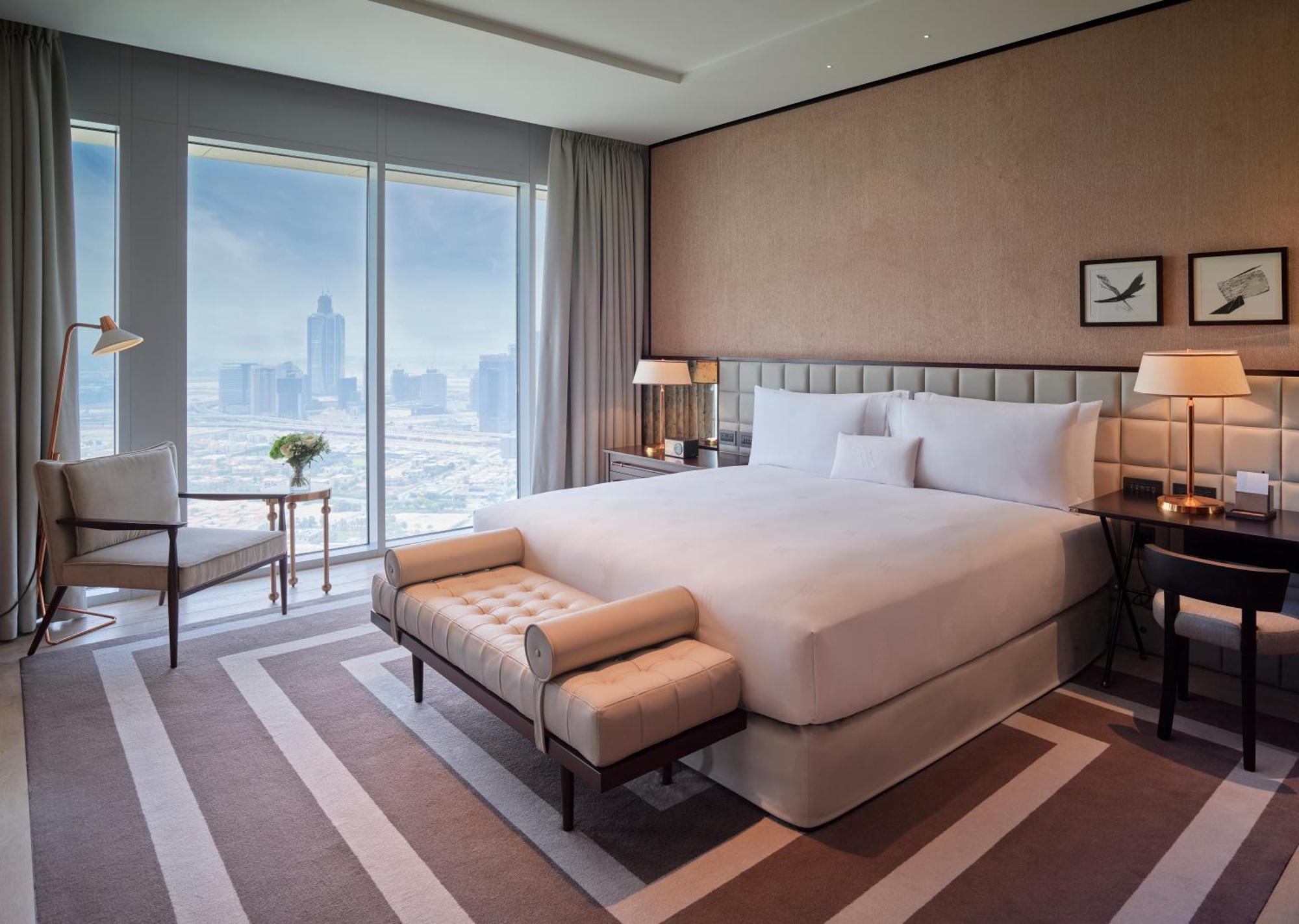 Hotel Waldorf Astoria Dubai International Financial Centre Zewnętrze zdjęcie A bedroom at the hotel